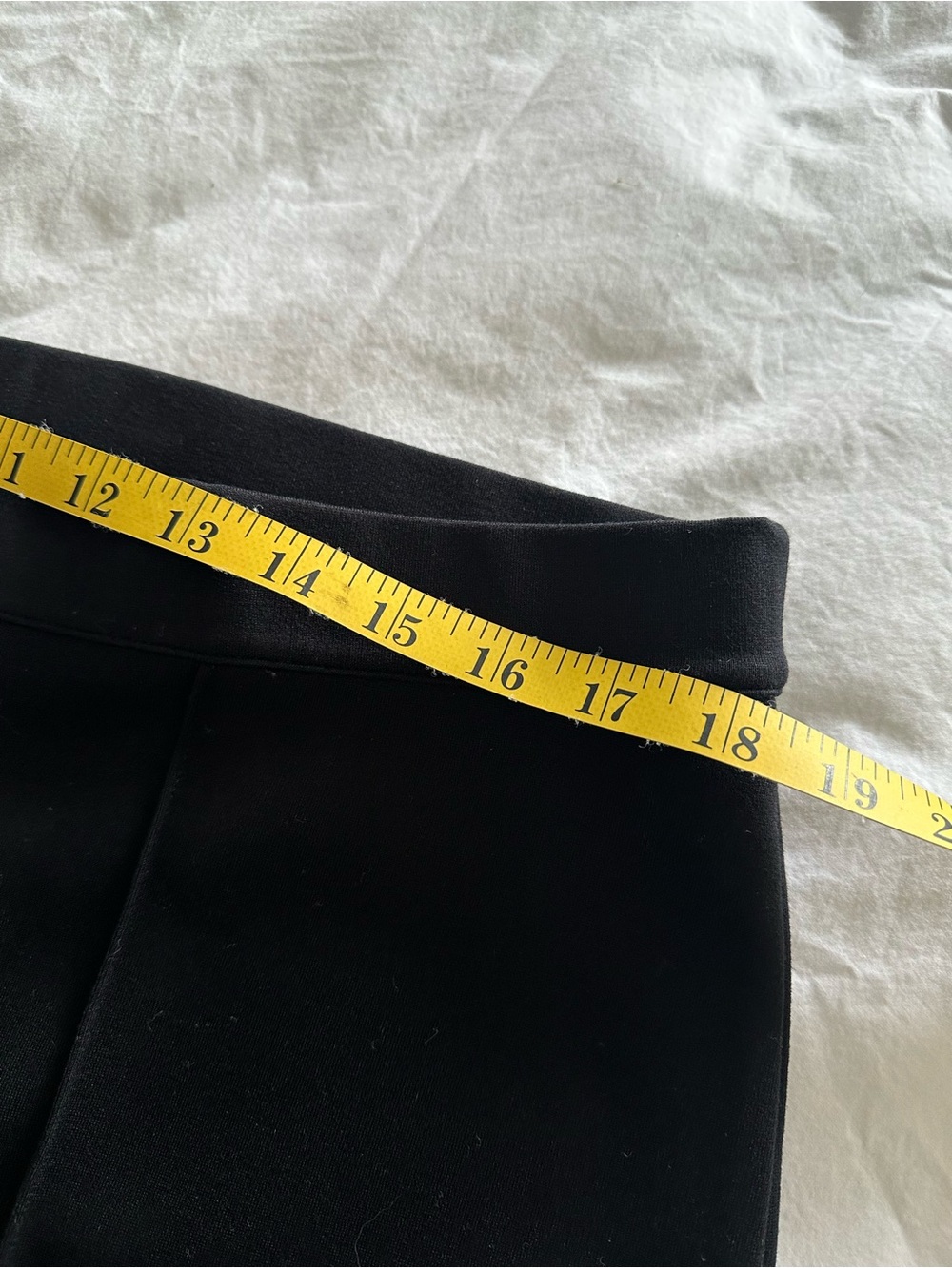 Caslon (Nordstrom) Black Wide-Leg Pants with Front Seams, size XL - Picture 6 of 9